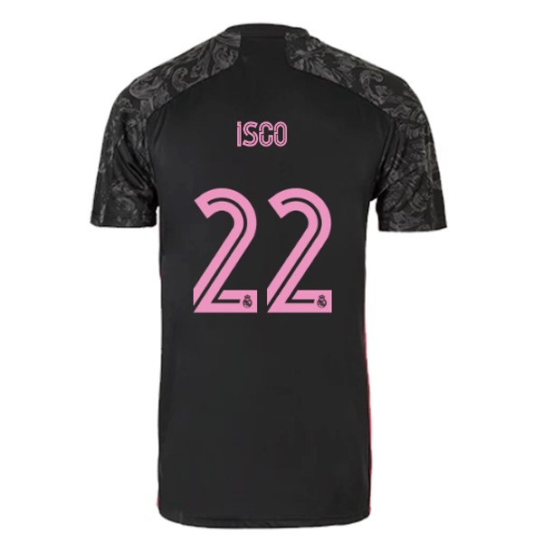 Camiseta Real Madrid Tercera equipo NO.22 Isco 2020-2021 Negro